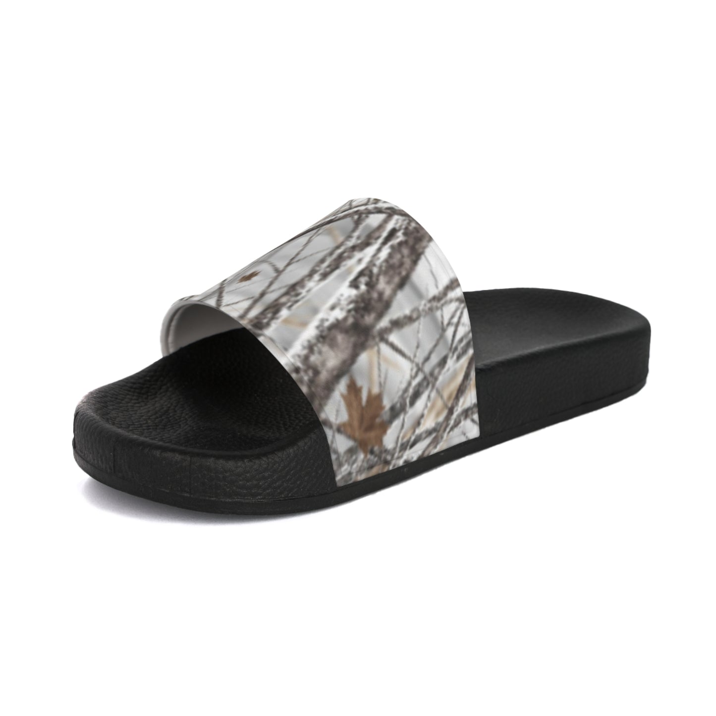 White Camo Men's Slide Sandals