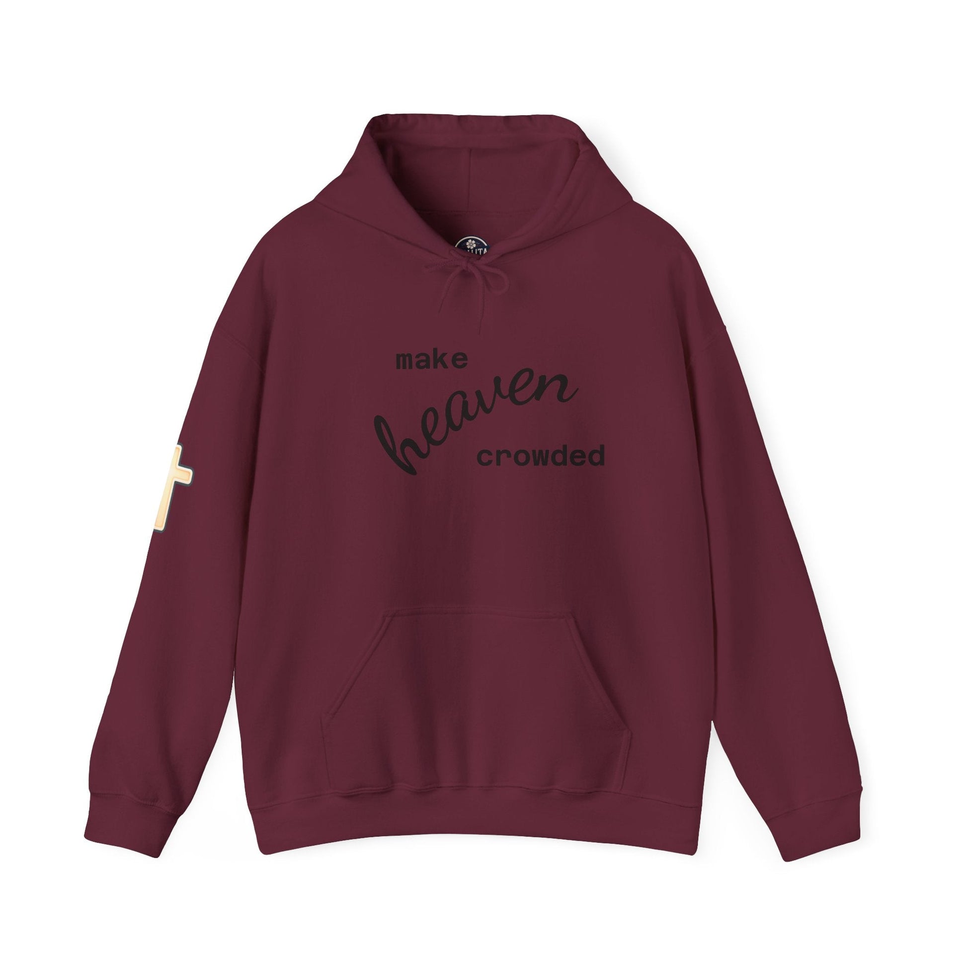 Make Heaven Crowded Hoodie Printify