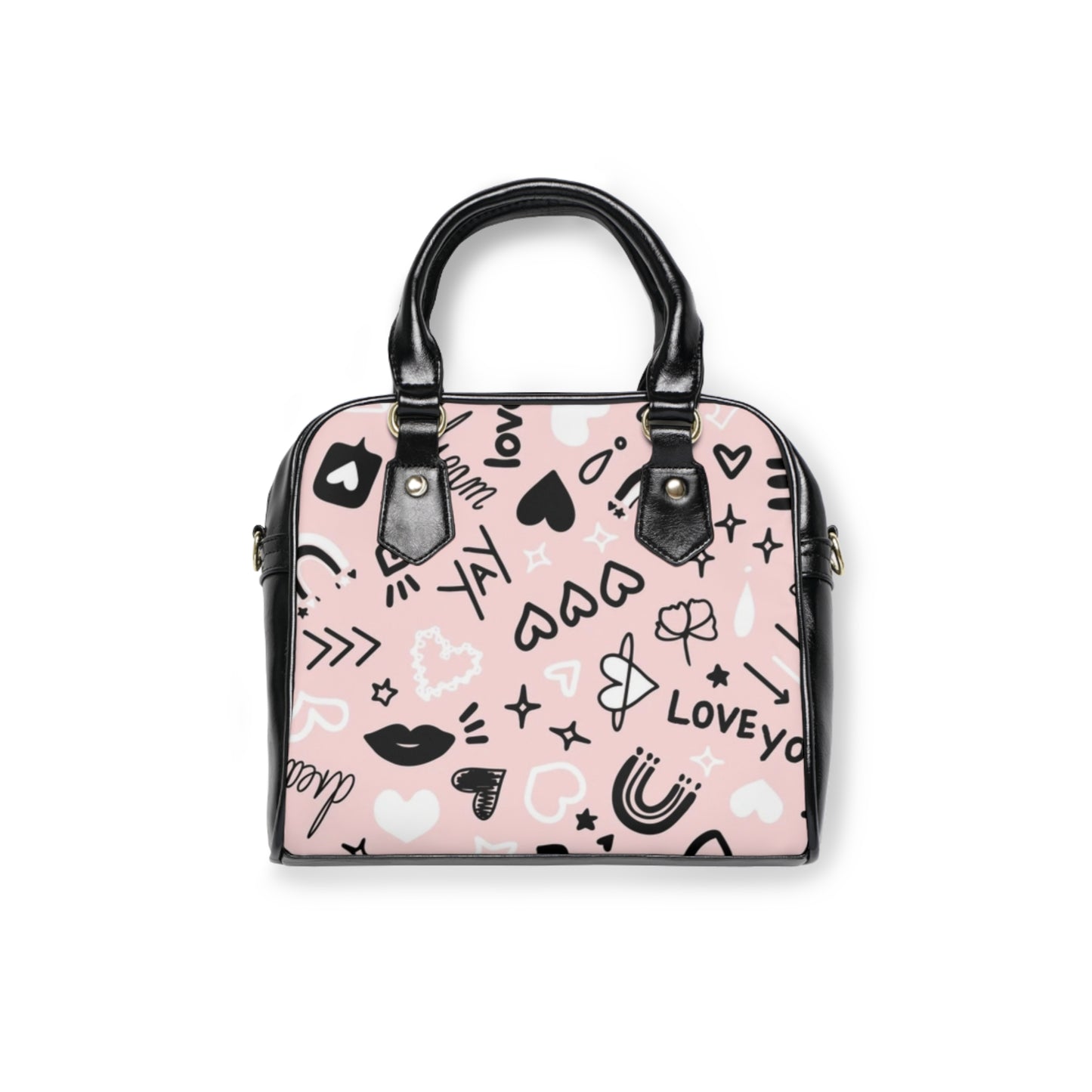 Pink Love Shoulder Handbag