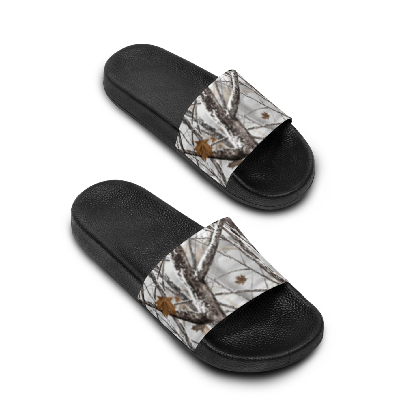 White Camo Men's Slide Sandals
