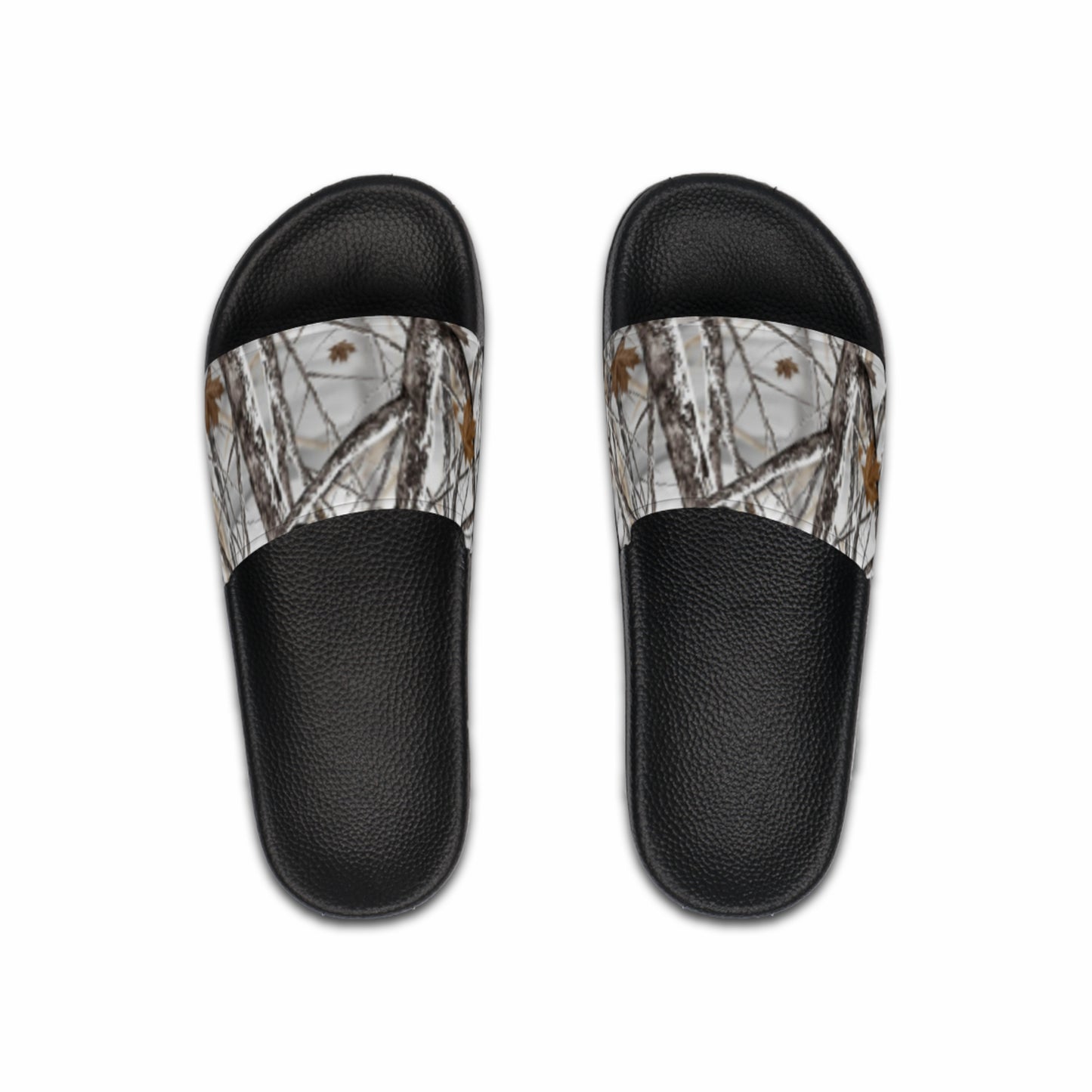 White Camo Men's Slide Sandals