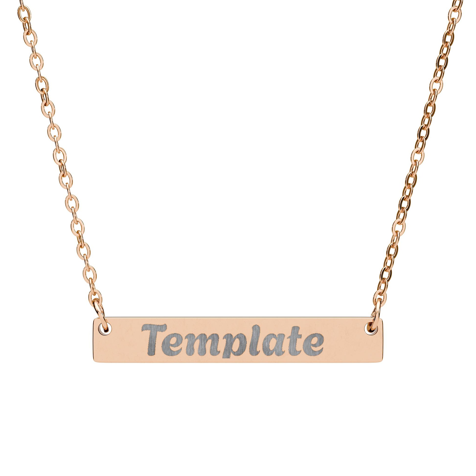 Personalized Bar Necklace - MollitaMade