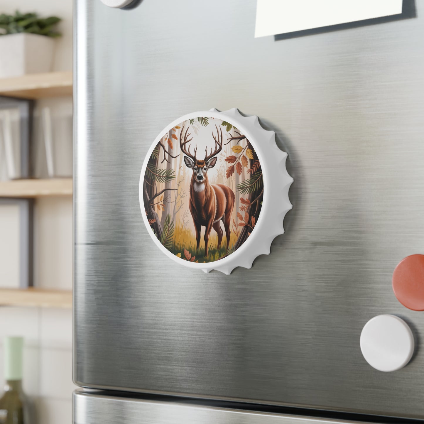 Deer Bottle Opener Coaster