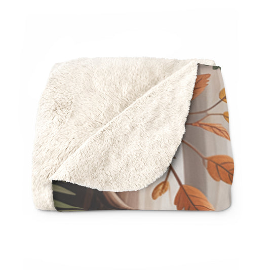 Deer Sherpa Blanket