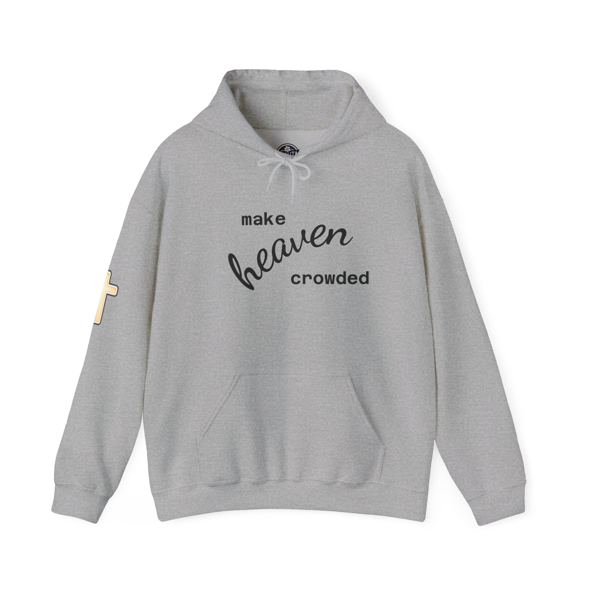 Make Heaven Crowded Hoodie Printify