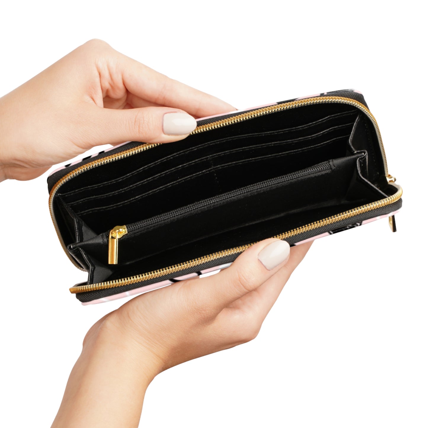 Pink Love Zipper Wallet