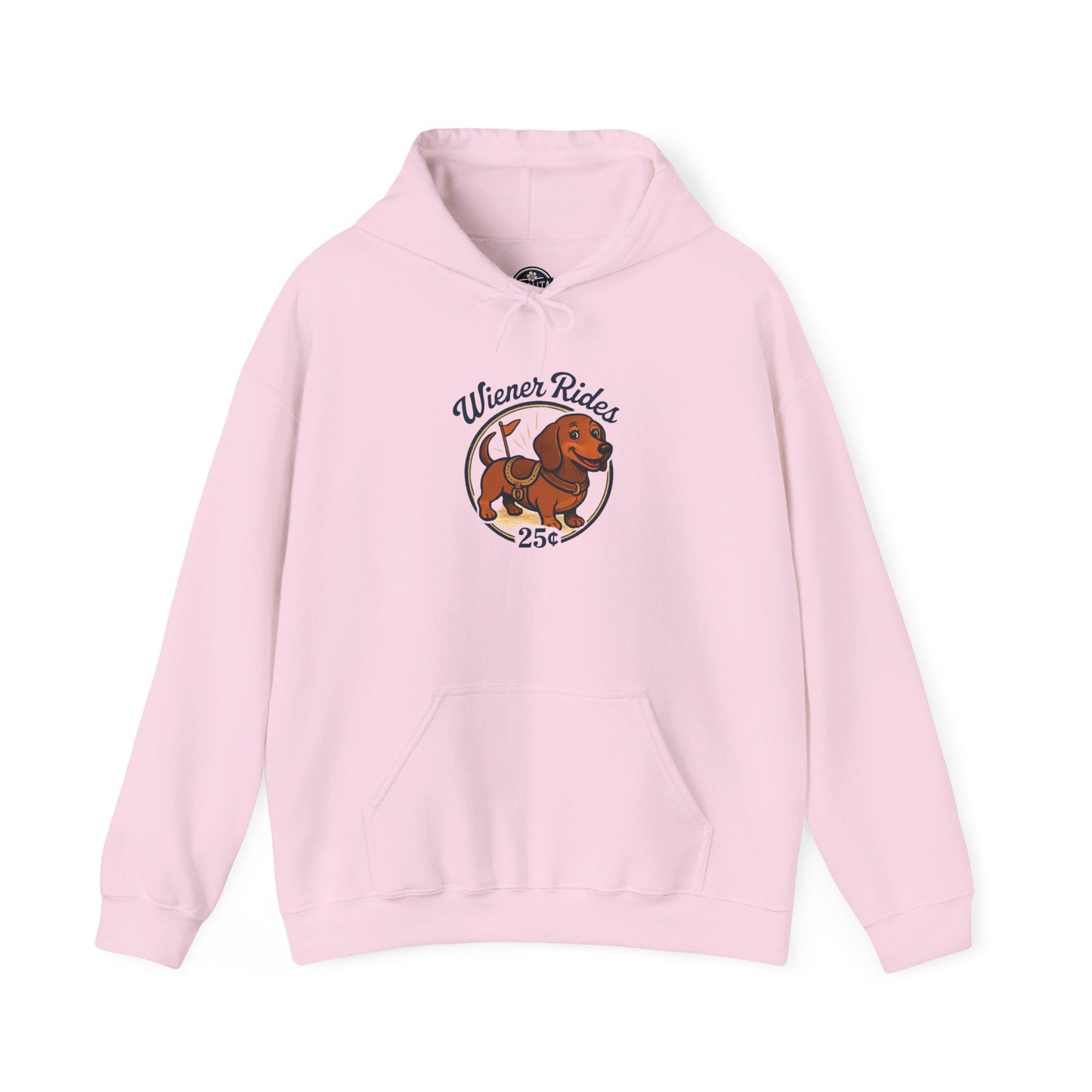 Wiener Rides Hoodie - MollitaMade 2XL / Light Pink 44.99