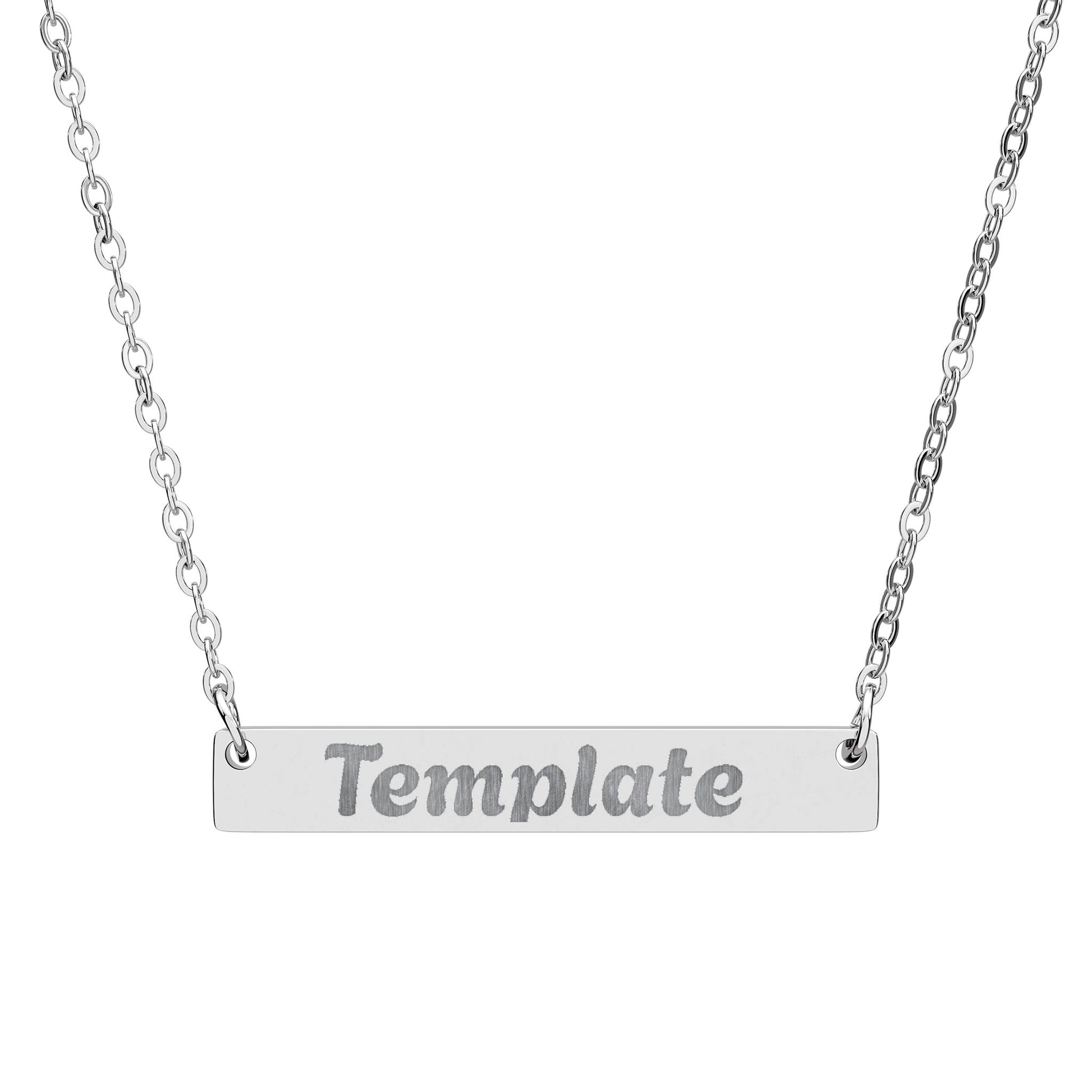 Personalized Bar Necklace - MollitaMade