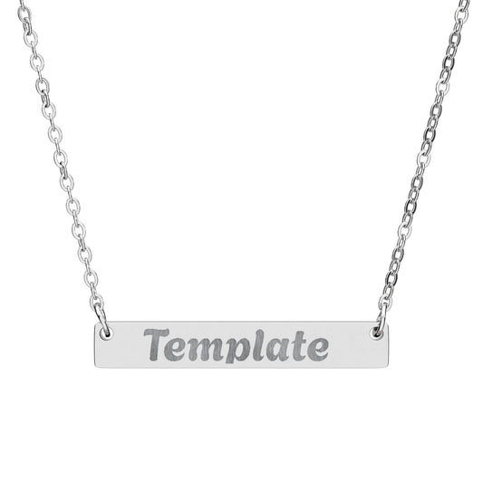 Personalized Bar Necklace - MollitaMade