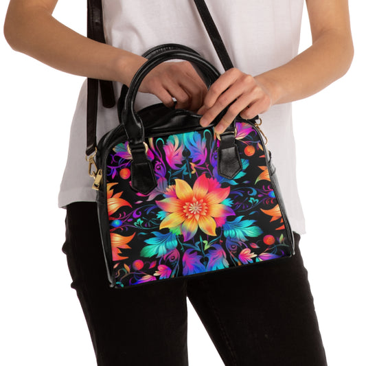 Cosmo Flower Shoulder Handbag