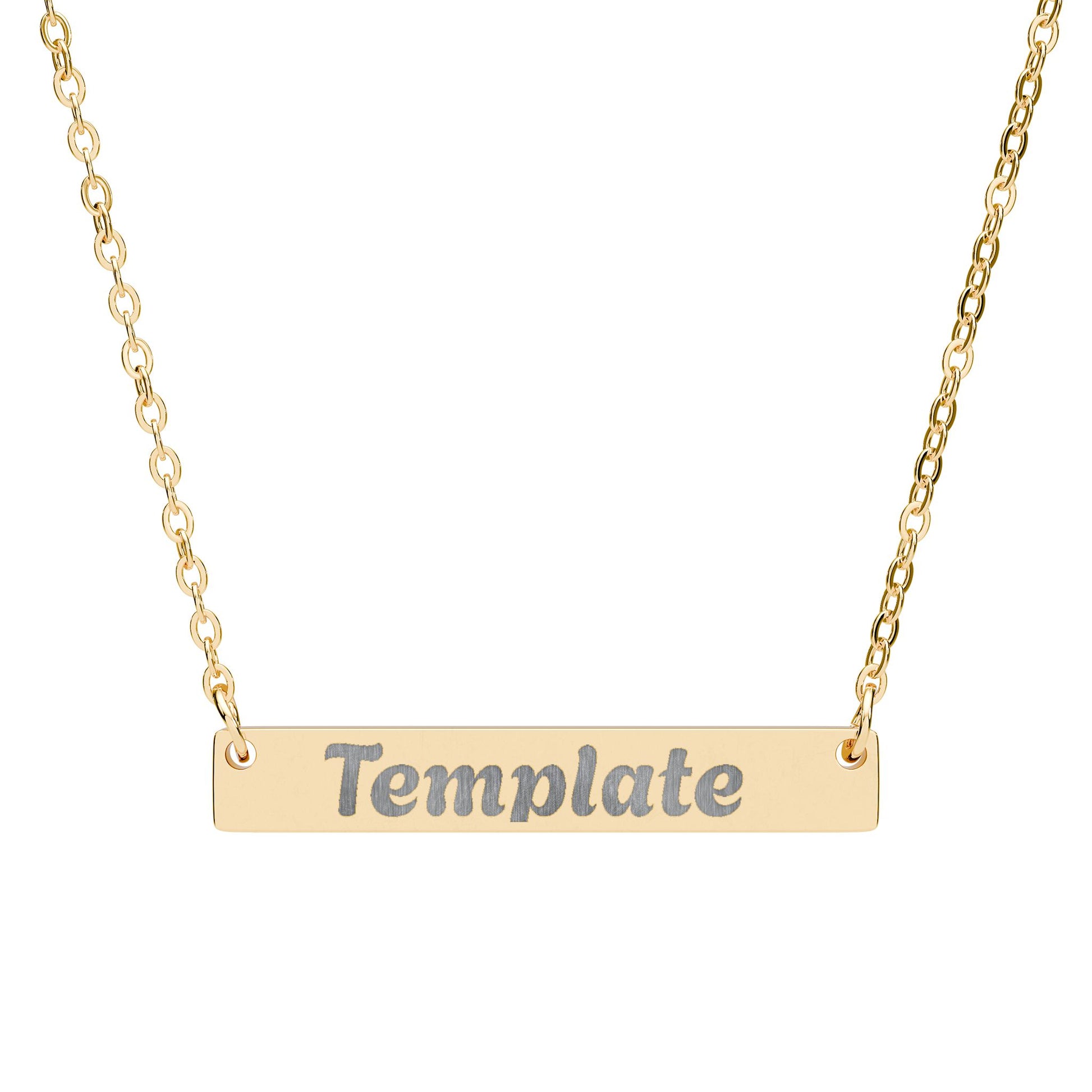 Personalized Bar Necklace - MollitaMade