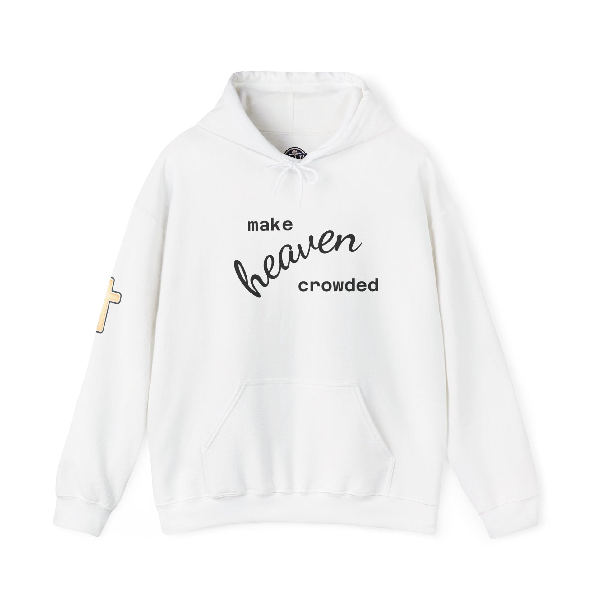 Make Heaven Crowded Hoodie Printify