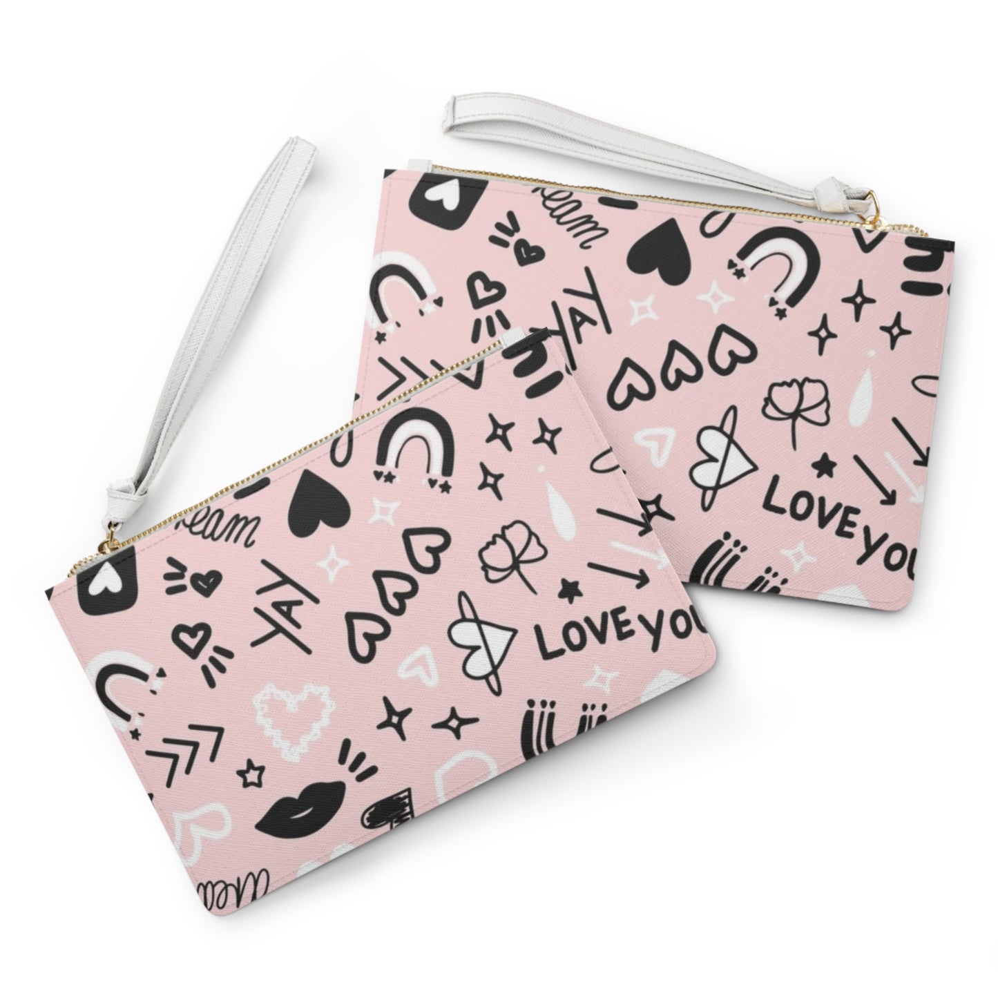 Pink Love Clutch Bag