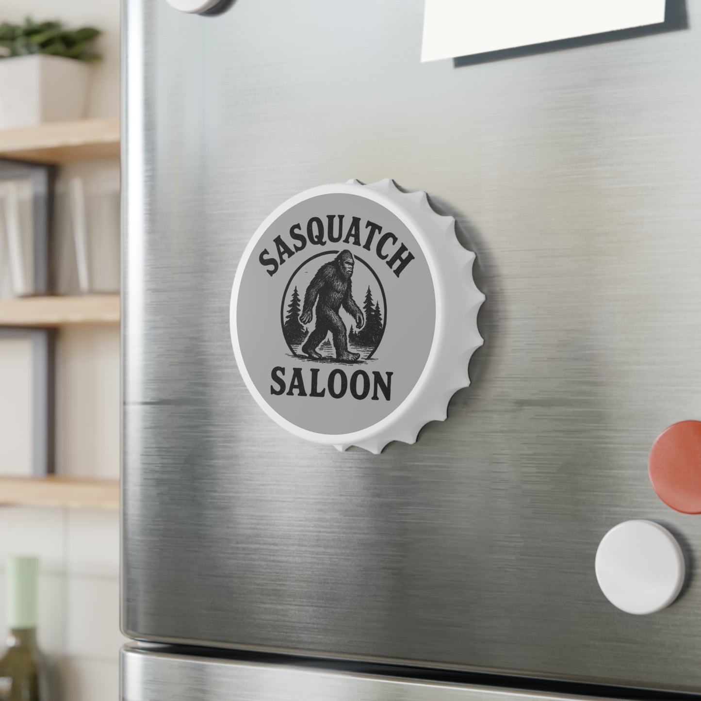Sasquatch Saloon Bottle Opener Coaster