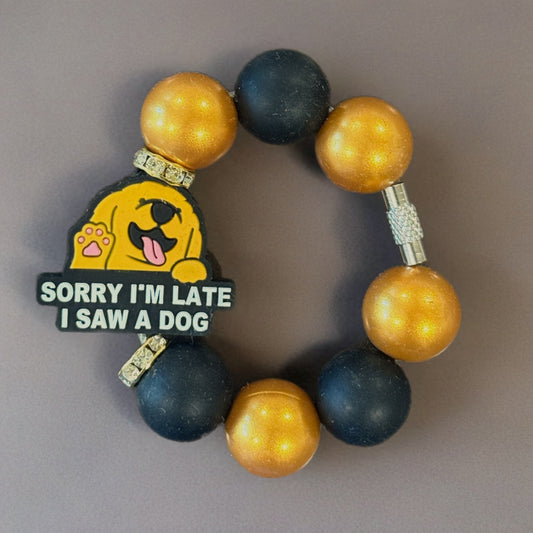 Dog Lover Bracelet - Tumbler Handle Charm