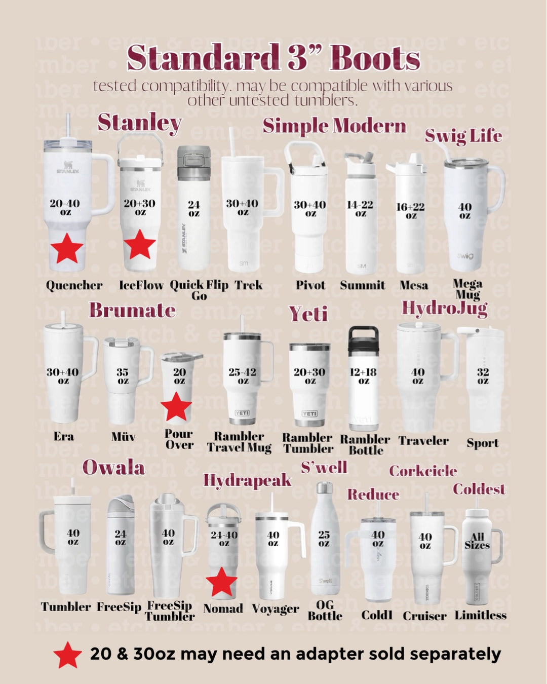 Oreo Shorty Macrame Tumbler Boot