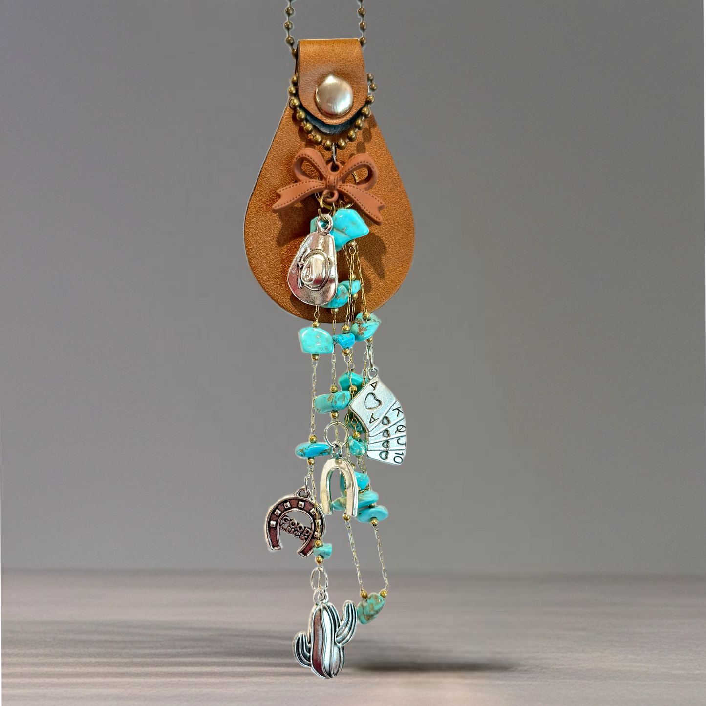 *Limited Edition* Turquoise Trails Charm - Tumbler Handle Charm