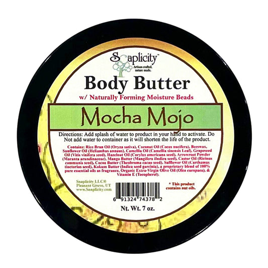 Mocha Mojo Body Butter with Natural Caffeine