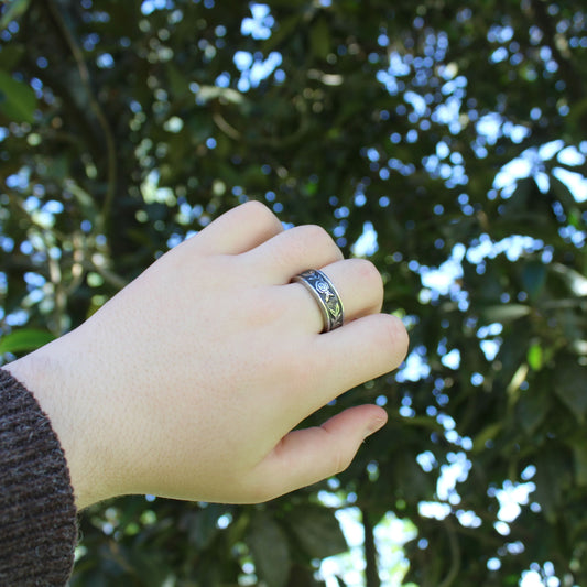 Italian Rose Spoon Ring