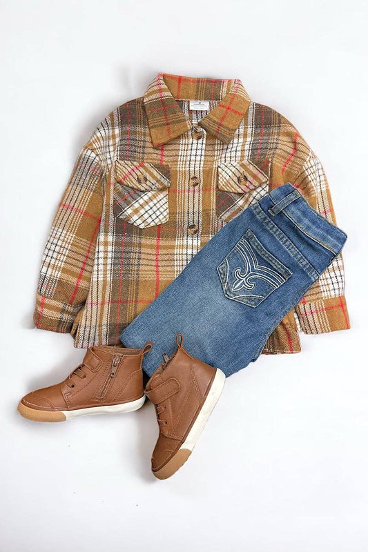 Brown Plaid Flannel