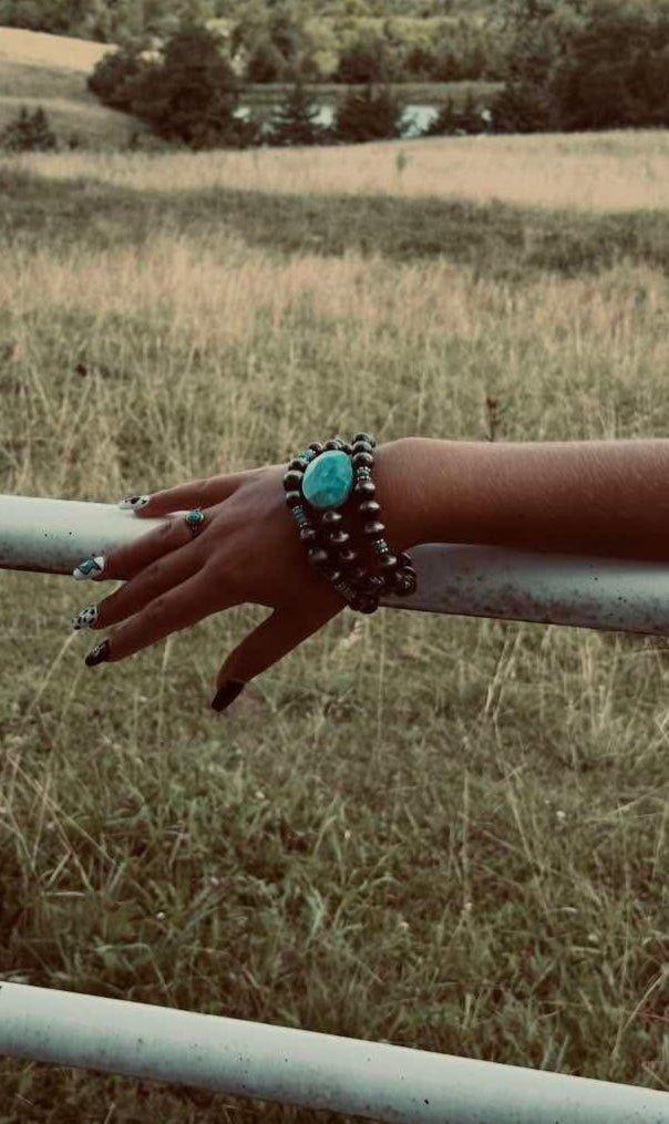 Western Agate 3 for 1 Bracelet Set