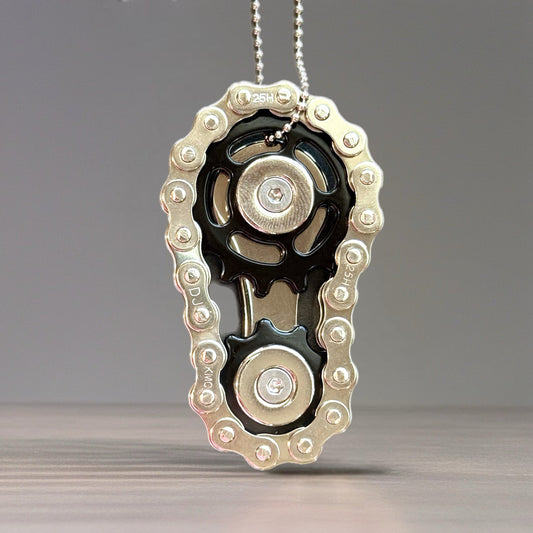 Chain & Gears Fidget Charm - Tumbler Handle Charm