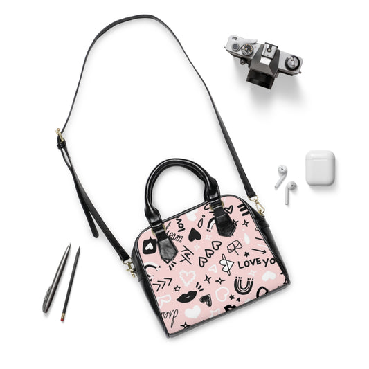 Pink Love Shoulder Handbag