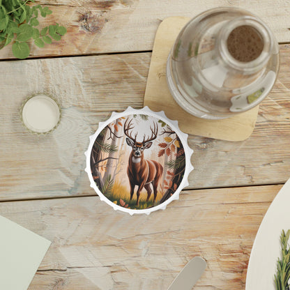Deer Bottle Opener Coaster
