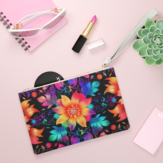 Cosmo Flower Clutch Bag