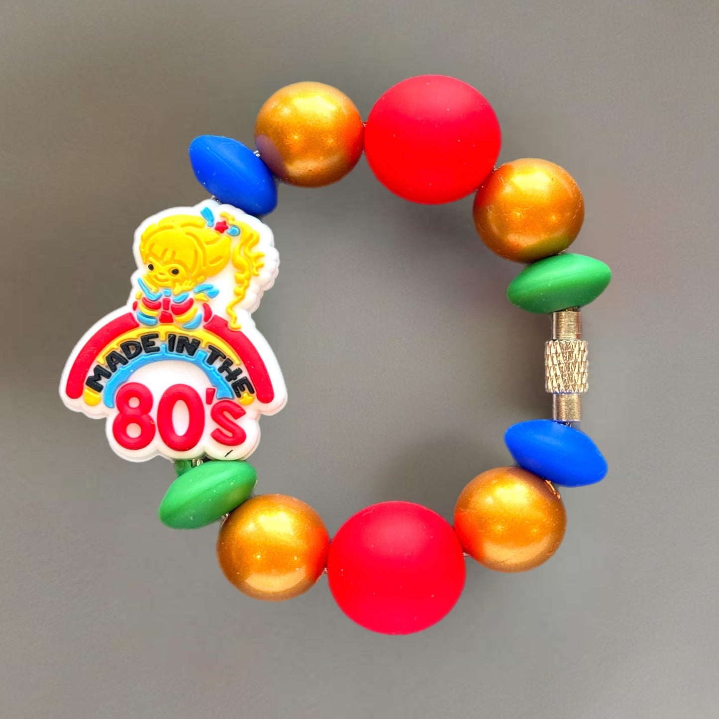 Rainbow Girl Handle Bracelet - Tumbler Handle Charm