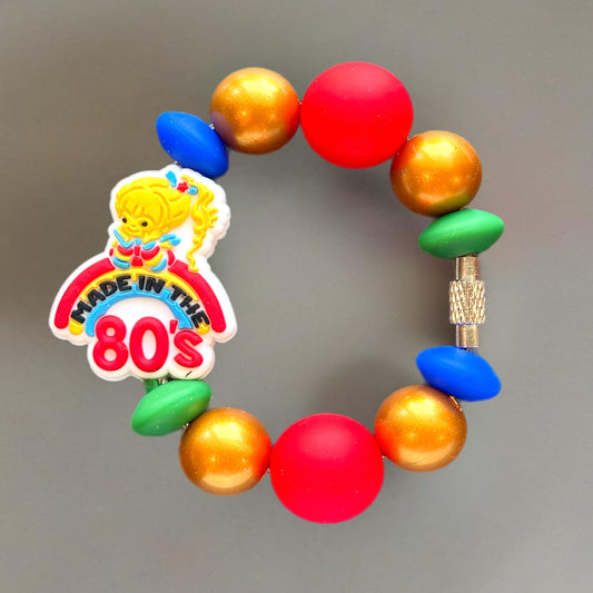 Rainbow Girl Handle Bracelet - Tumbler Handle Charm