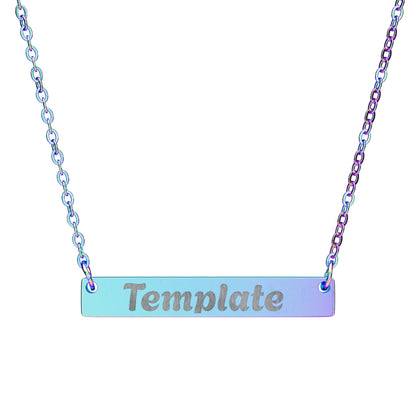 Personalized Bar Necklace - MollitaMade