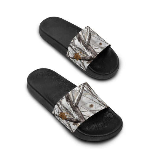 White Camo Men's Slide Sandals