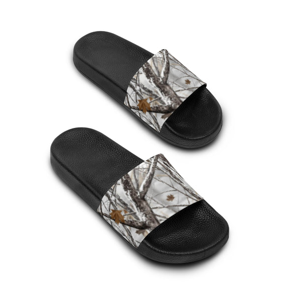 White Camo Men's Slide Sandals