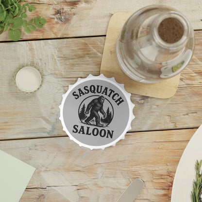 Sasquatch Saloon Bottle Opener Coaster