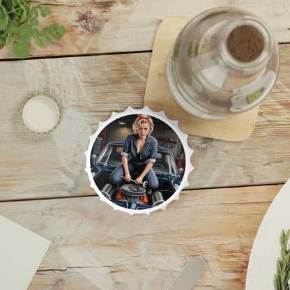 Garage Bottle Opener Coaster