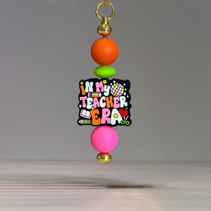 In My Teacher Era Handle Bracelet - Tumbler Handle Charm