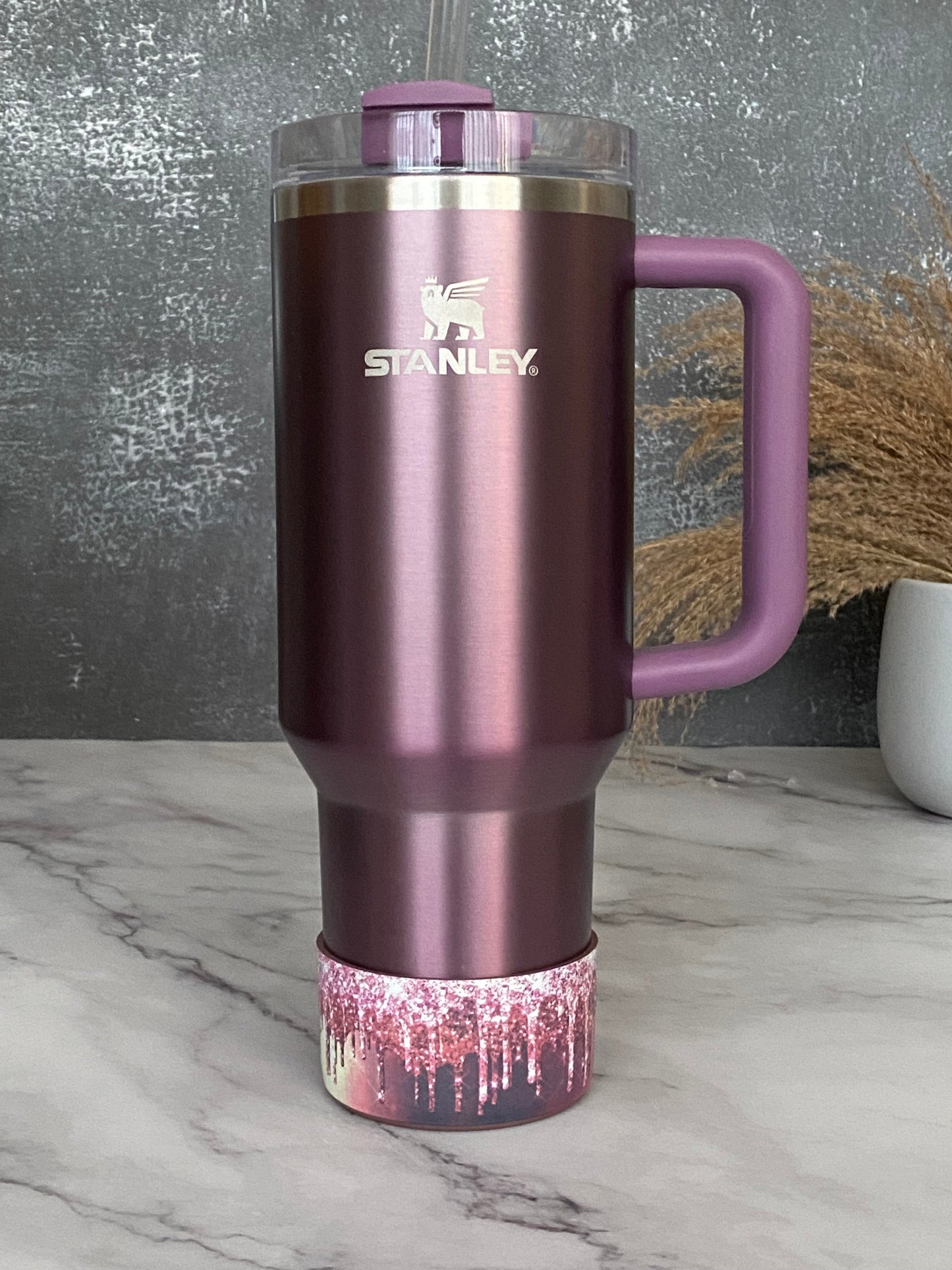 PINK GLITTER DRIP Tumbler Boot  NEW!