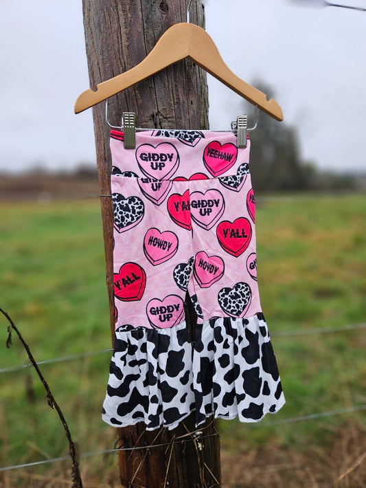Valentine's Howdy Bell Bottoms