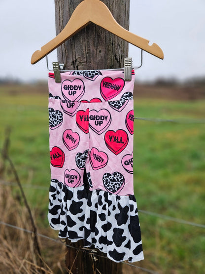 Valentine's Howdy Bell Bottoms