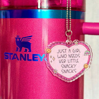 Snacky Snacks Charm - Tumbler Handle Charm