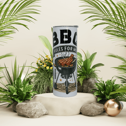 BBQ Rules For Men Tumbler