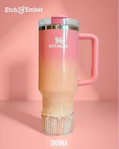 Sienna Macrame Tumbler Boot - fits 20-40oz