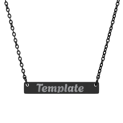 Personalized Bar Necklace - MollitaMade