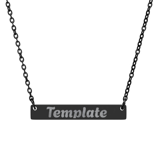 Personalized Bar Necklace - MollitaMade