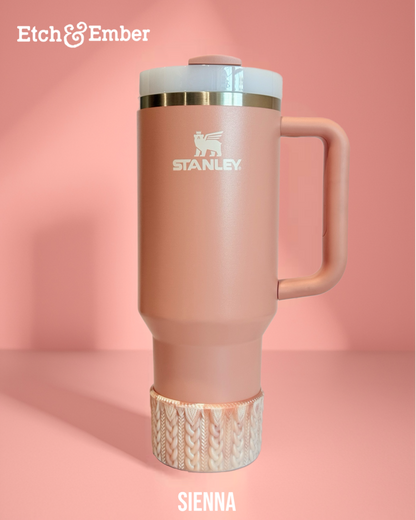 Sienna Macrame Tumbler Boot - fits 20-40oz