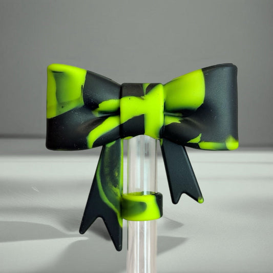 Web 3D Bow Straw Topper