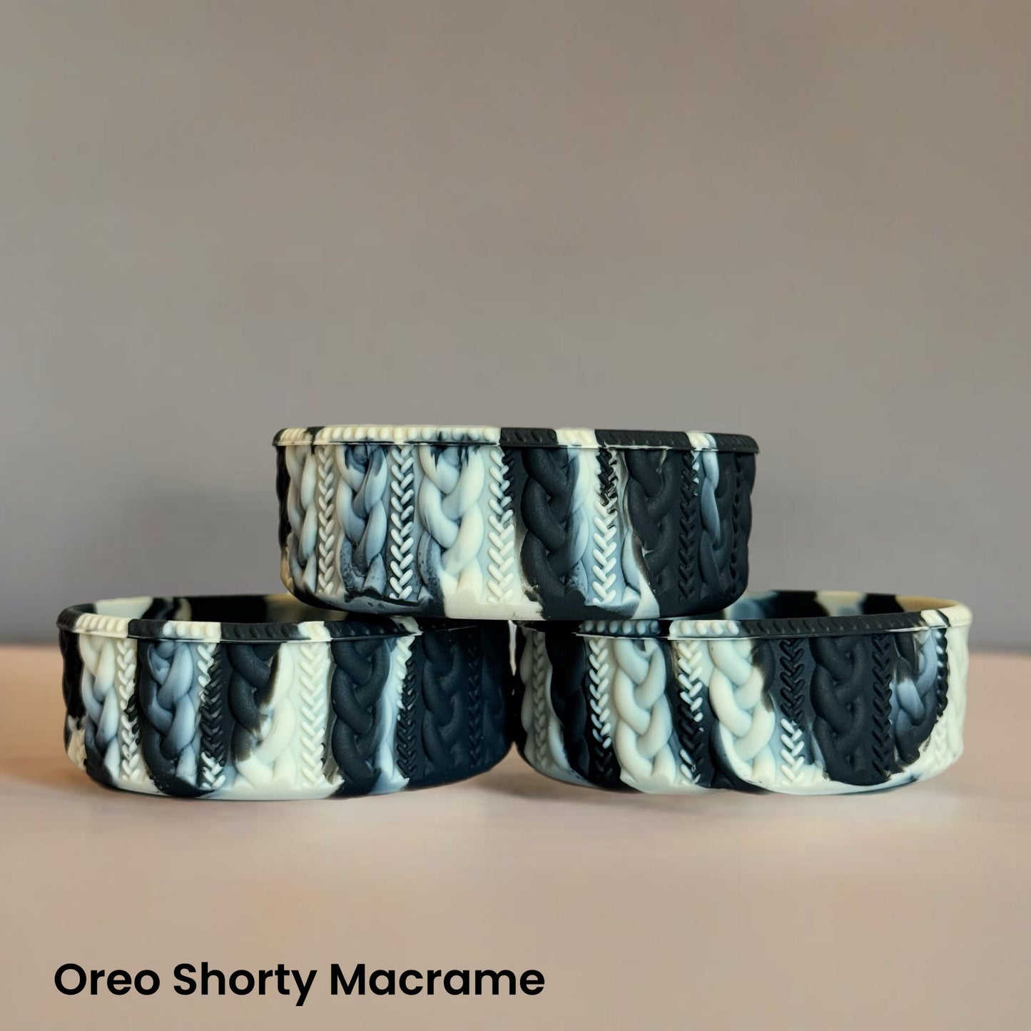 Oreo Shorty Macrame Tumbler Boot