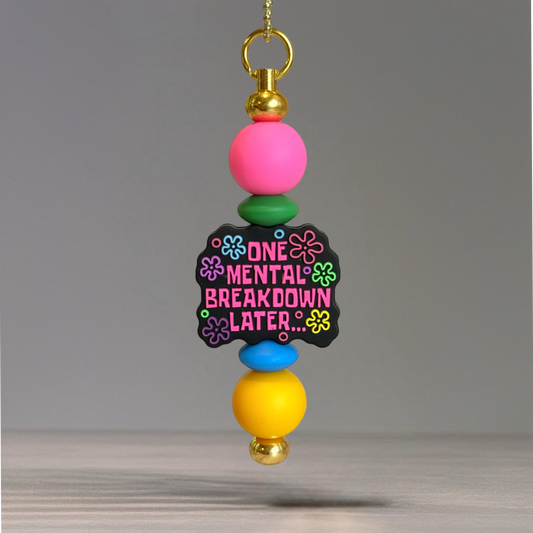 One Mental Breakdown Later… Bar Charm - Tumbler Handle Charm