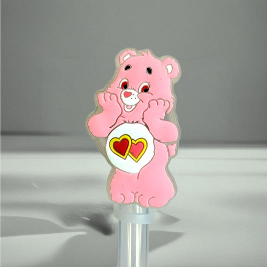 LED Light Up Care Bear Straw Topper